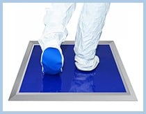 Cleanroom Sticky Mats & Mat Frames by Cleanline®