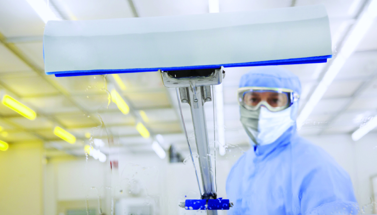 Gowning procedure for grade A/B cleanrooms developed by DuPont