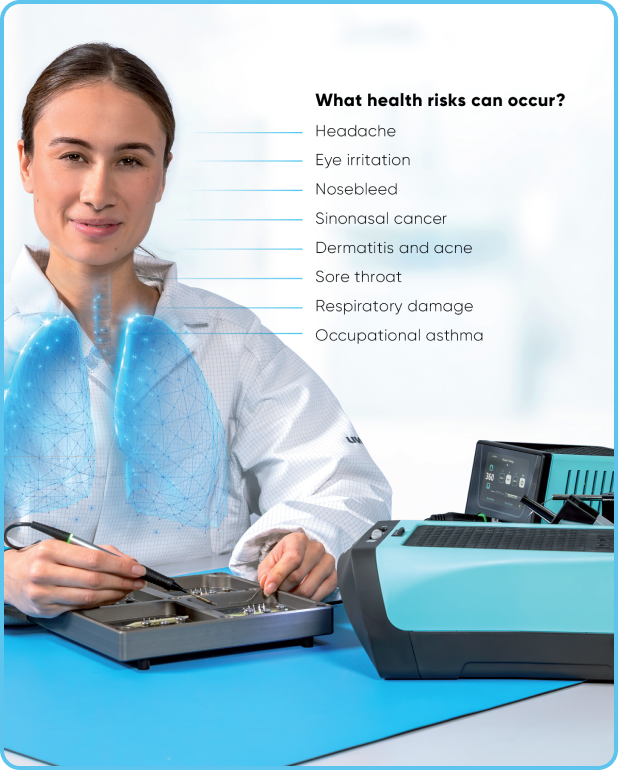 What health risks can occur from short-term exposure to airborne particles?